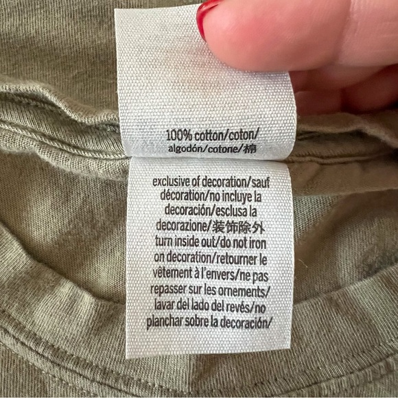 Victoria’s Secret PINK Green Sequins Bling Logo Long Sleeve Tee | M - Picture 7 of 9